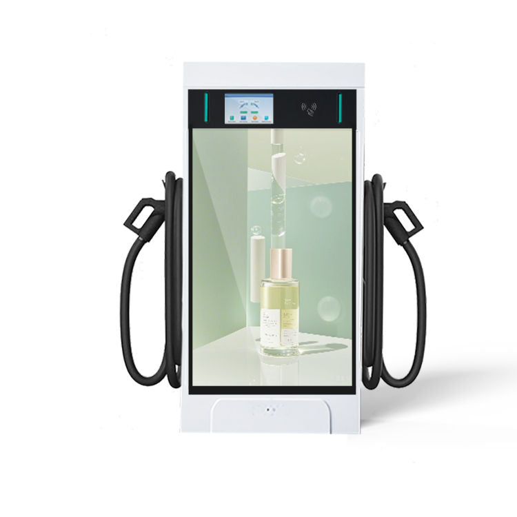 New CE Certified DC EV Charger 80kW | Fast EV Charging Station with Advertising Screen