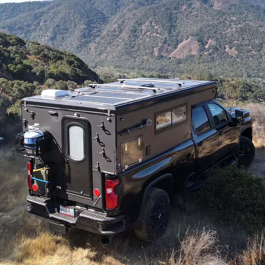 Vintage Off-Road Caravan, RV Australian-Style Pickup Truck Camper