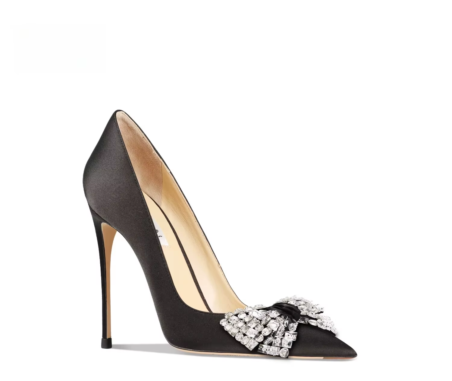 Women Leather Bow High Heels – Elegant Stiletto Banquet Women Shoes