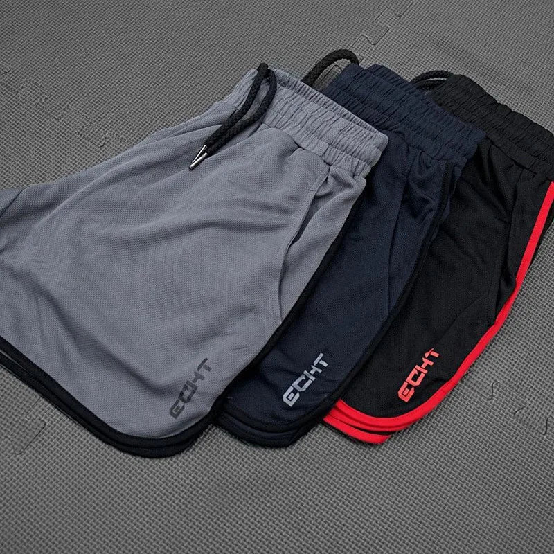  NEW Quality Running Shorts Men Sports Jogging Fitness Shorts Quick Dry  Mesh Gyms Shorts 