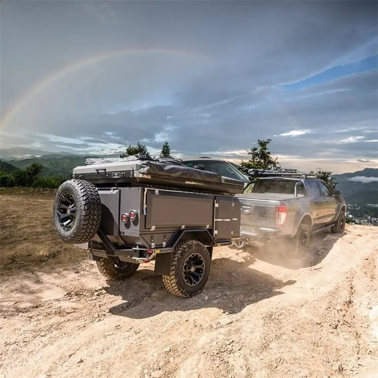 New Mobile Home Mini Offroad Camping 4x4 Trailer