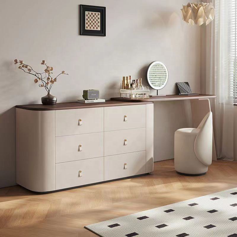 Smart Modern Dressing Table – Multi-Functional Princess Vanity with Mirror
