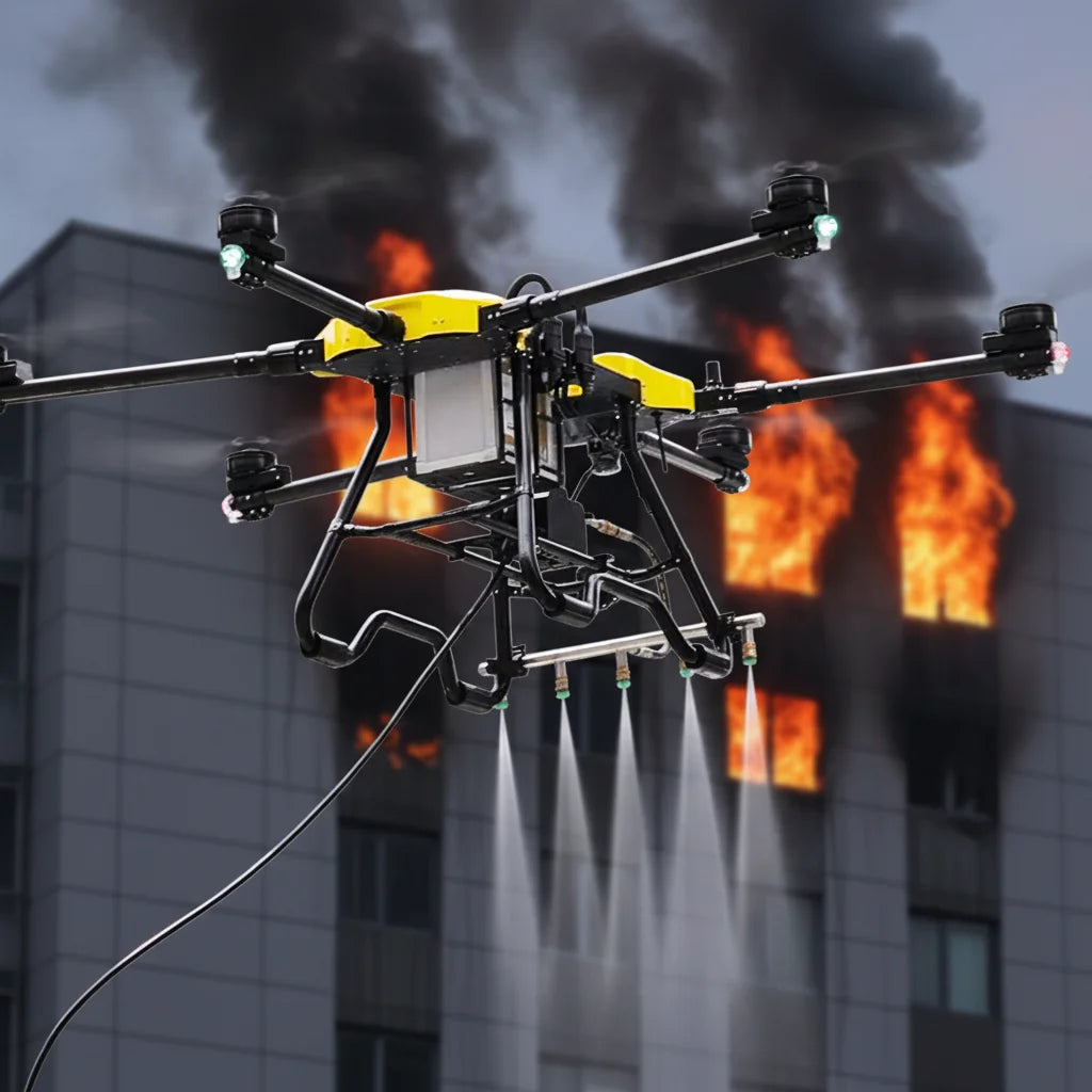 For New High Efficiency Fire Fighting Drone with JT Cleaning Components 3 Year Warranty Cost-Effective for Home Use