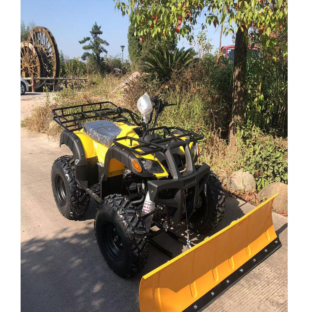 New Seat-Driven Four-Wheel Drive Snow Pusher with Motor – Multi-Purpose drive