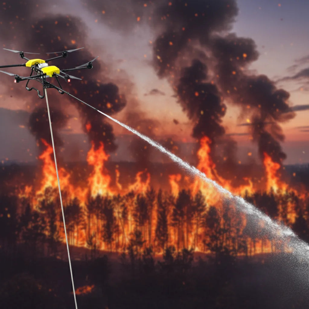 For New High Efficiency Fire Fighting Drone with JT Cleaning Components 3 Year Warranty Cost-Effective for Home Use