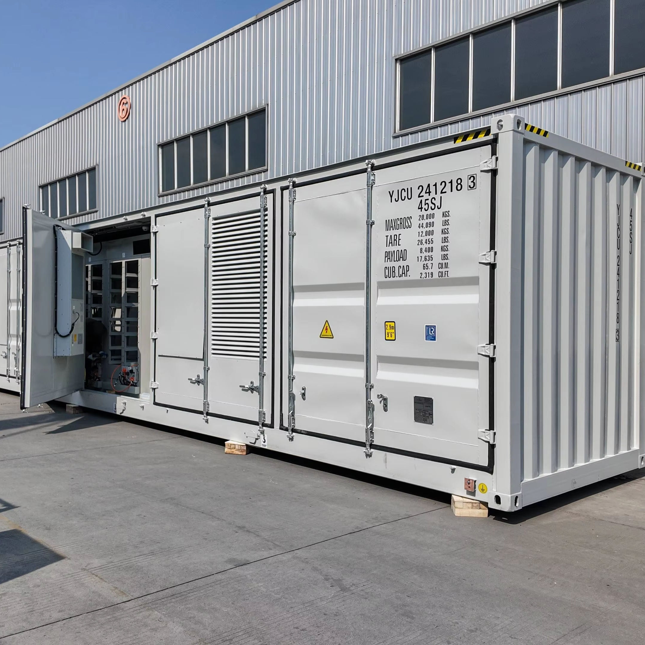Modern 1MW Lithium-Ion Energy Storage System - Liquid-Cooled