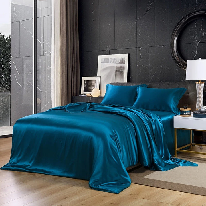 Premium 30MM 100% Mulberry Silk Duvet Bed Cover Set