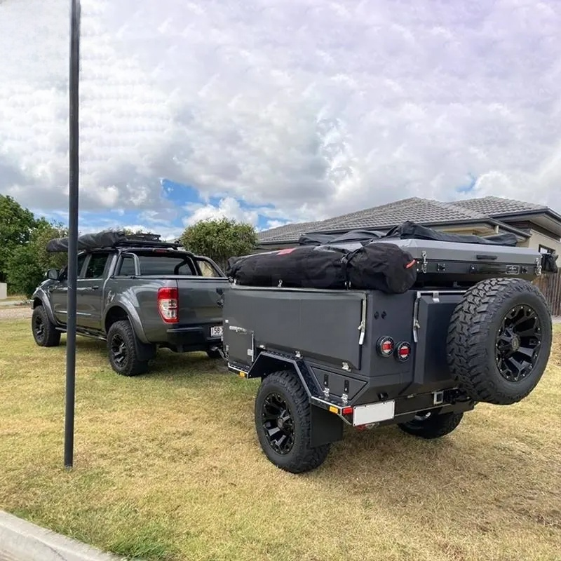 New Mobile Home Mini Offroad Camping 4x4 Trailer