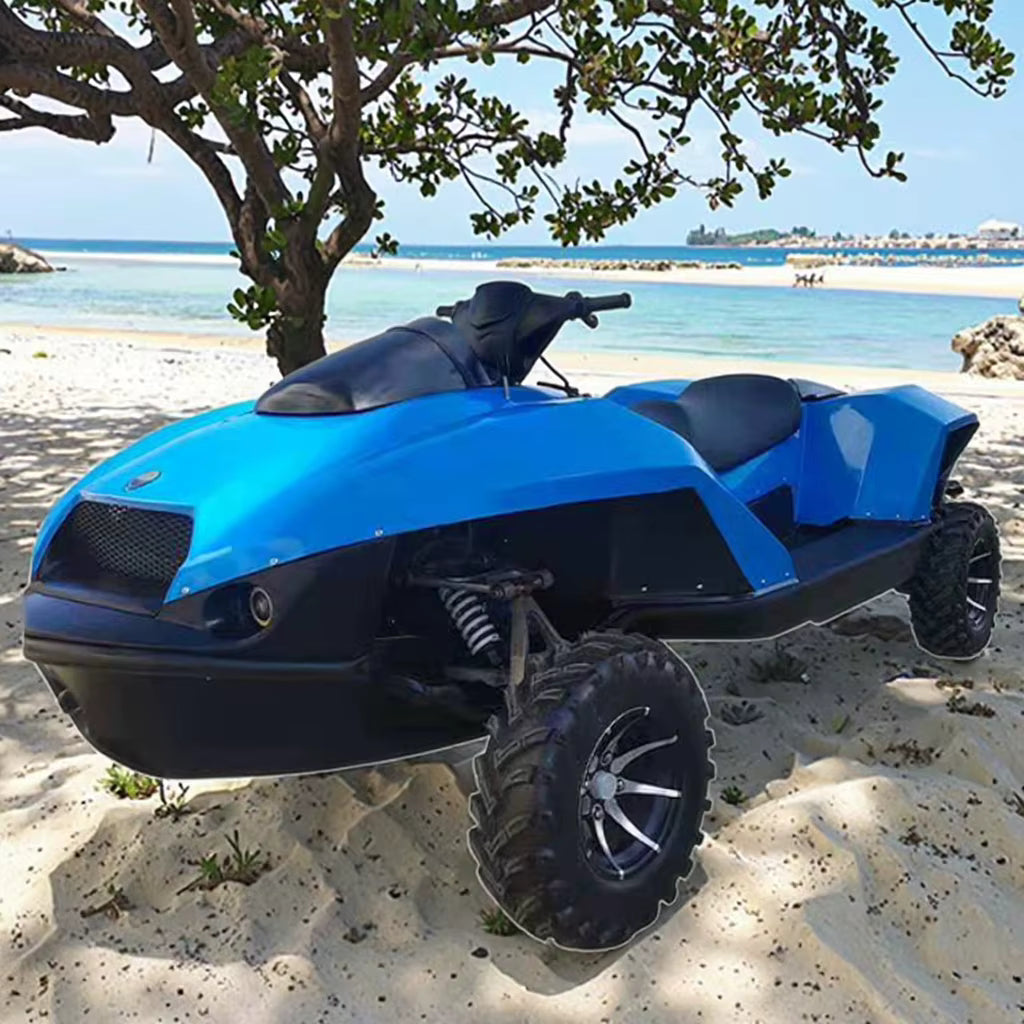 New 1400cc Amphibious Quadski ATV Jet Ski | Professional All-Terrain Watercraft for Land & Water Adventures