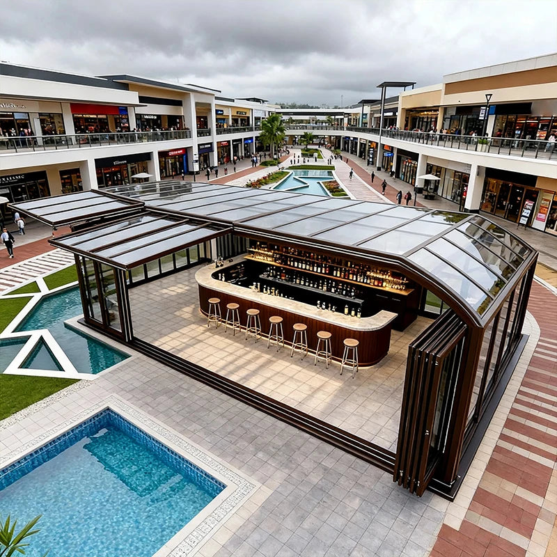 Fully Automatic Retractable Multipurpose Waterproof Sunroom