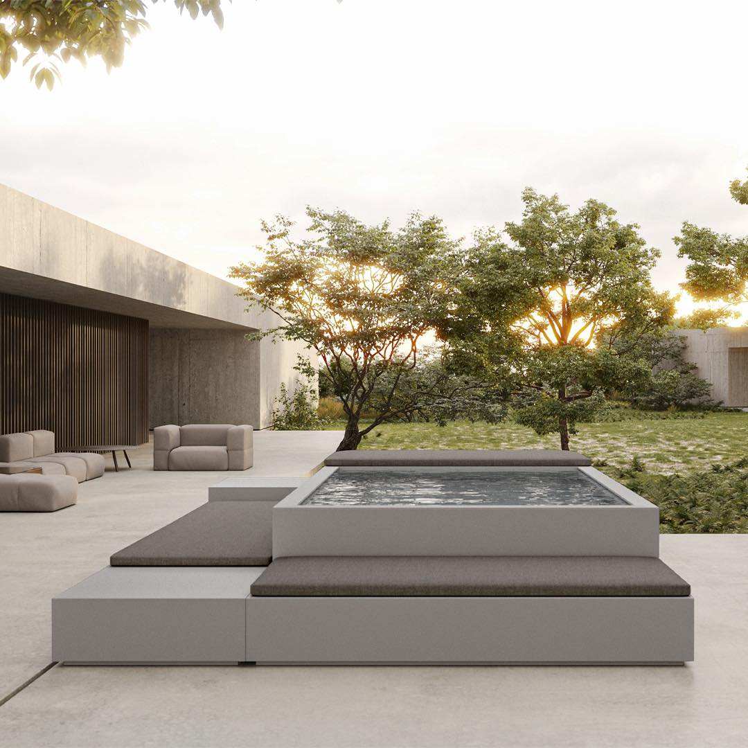 New Vintage Family above Ground  Swim Spa Plunge Pool