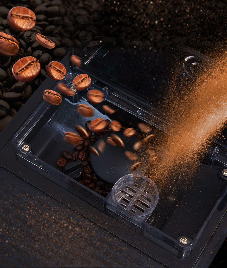 New Fully Automatic Bean to Cup Cappuccino Latte Long Espresso Coffee Machine