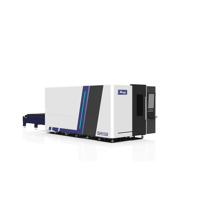 Smart High Efficiency Enclosed Fiber CNC Laser Cutting Machine with Exchange Table 3kw