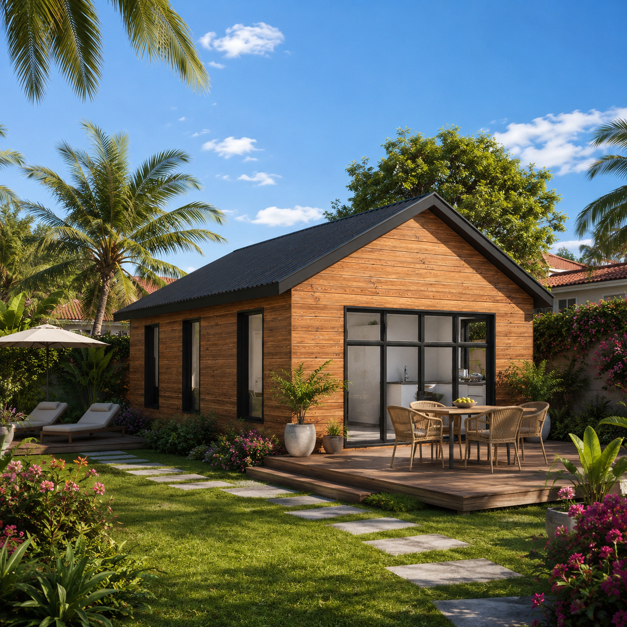 Modern Living Prefab Luxe House Galvanized Steel Home - Custom Designs Available