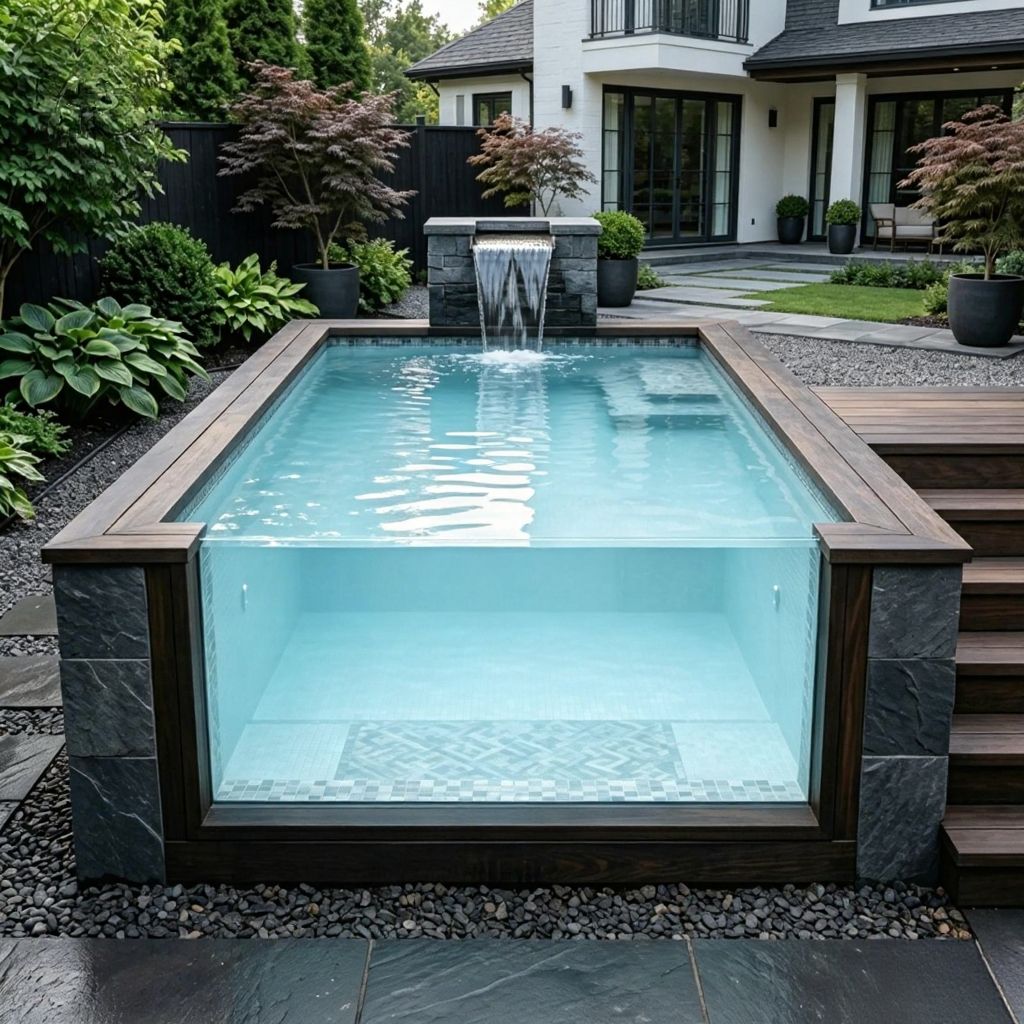 New 20ft Fiberglass Container Swimming Pool - Deep Moveable Dive Training Pool