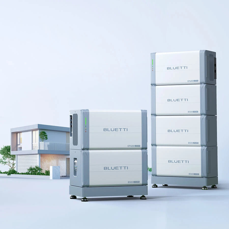 Bluetti Three-Phase Hybrid Solar Home Energy Storage System Lithium Ion Battery Ground Mounting MPPT Residential Use