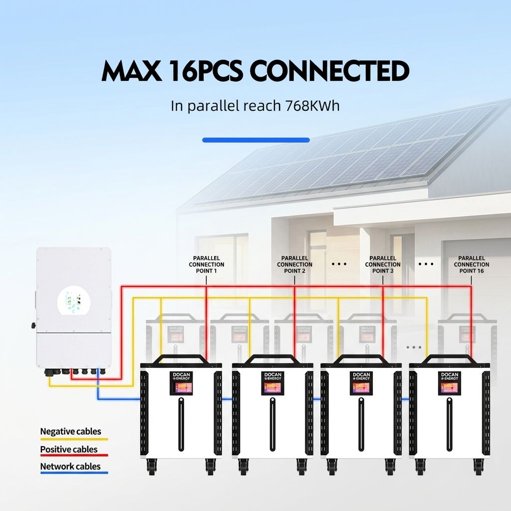 New Smart Home Solution - Energy Storage Battery for Solar Energy