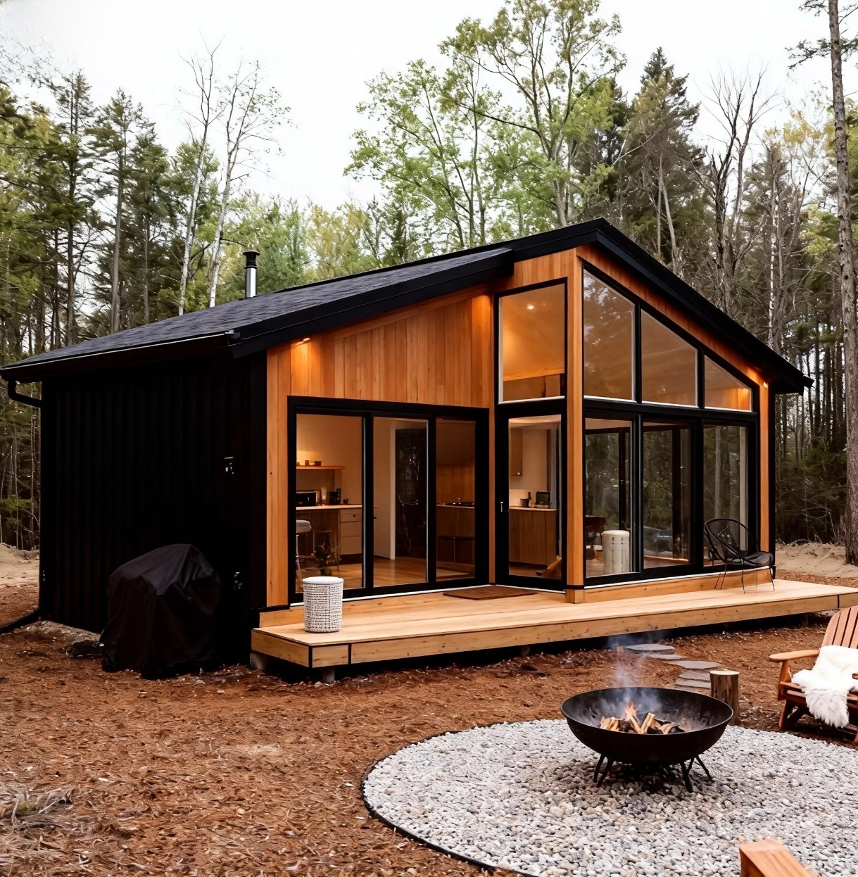 Modern Prefab Luxe House Galvanized Steel Luxe House Villa