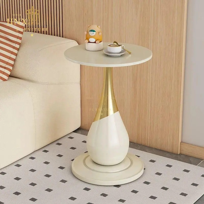 Modern Minimalist Iron Coffee Table Living Room Luxury Design Side Table