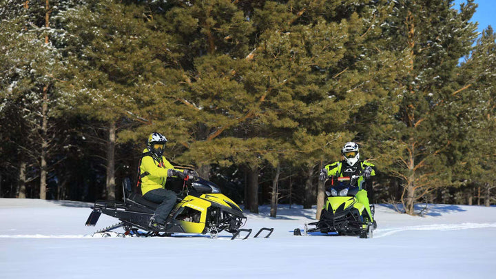 New 200cc Tracked Snowmobile | Winter Outdoor Recreation Vehicle for Snow Resorts