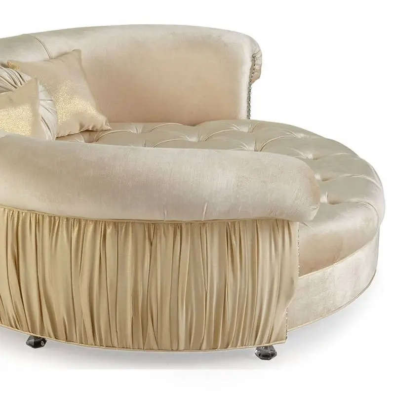 European Style Solid Wood Pet Bed – Traditional Luxury Carved Cat Nest & Soft Dog Bed