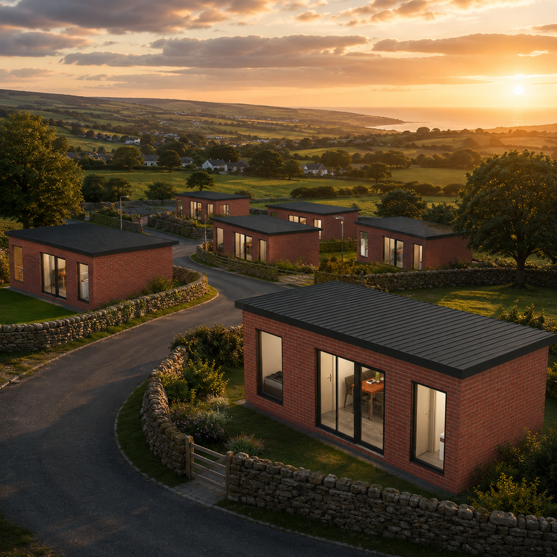 Modern Living Prefab Luxe House Galvanized Steel Home - Custom Designs Available