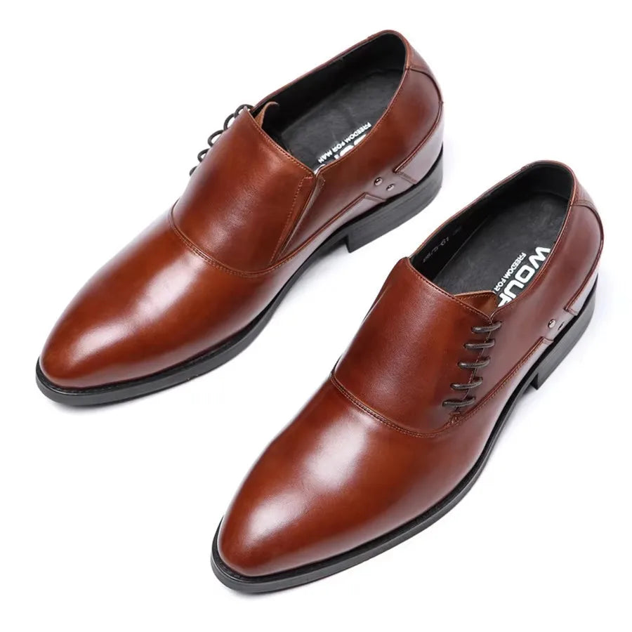 Men’s Modern Leather Dress Wedding Formal Shoes