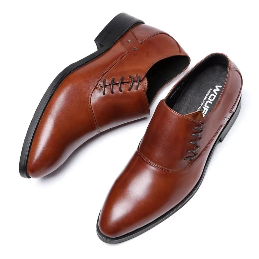 Men’s Modern Leather Dress Wedding Formal Shoes