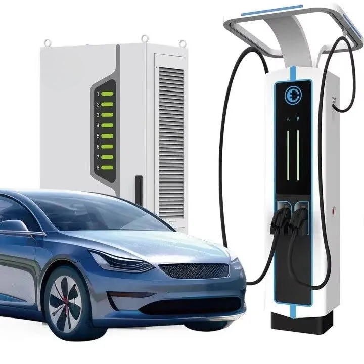 Modern New Split-Type DC Fast EV Charger – Floor-Mounted Commercial Charging Station