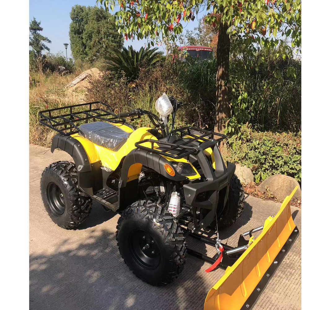New Seat-Driven Four-Wheel Drive Snow Pusher with Motor – Multi-Purpose drive