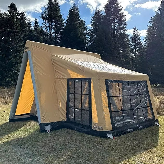Luxury Family Portable Canvas Inflatable Cabin Tent
