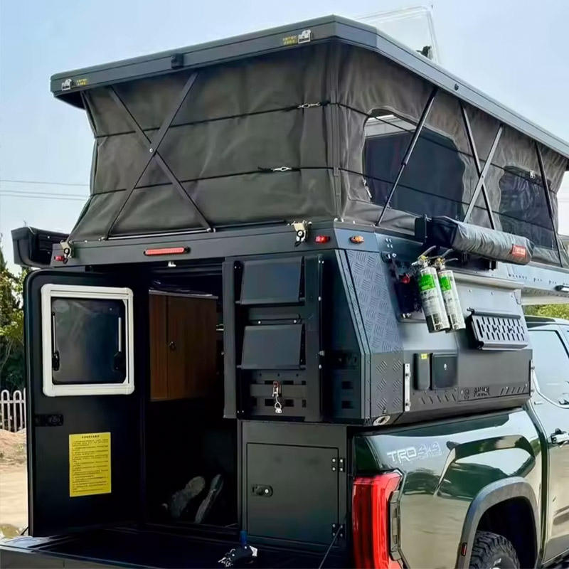 Vintage Off-Road Caravan, RV Australian-Style Pickup Truck Camper