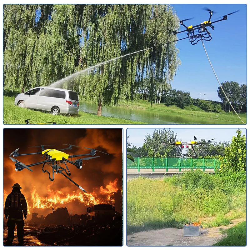 For New High Efficiency Fire Fighting Drone with JT Cleaning Components 3 Year Warranty Cost-Effective for Home Use