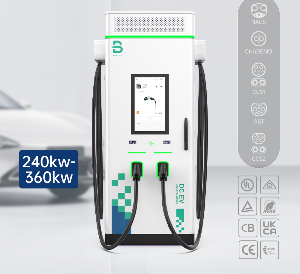 Modern High Power CE Certified Commercial DC EV Charger 240kW