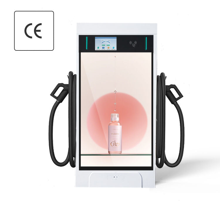 New CE Certified DC EV Charger 80kW | Fast EV Charging Station with Advertising Screen