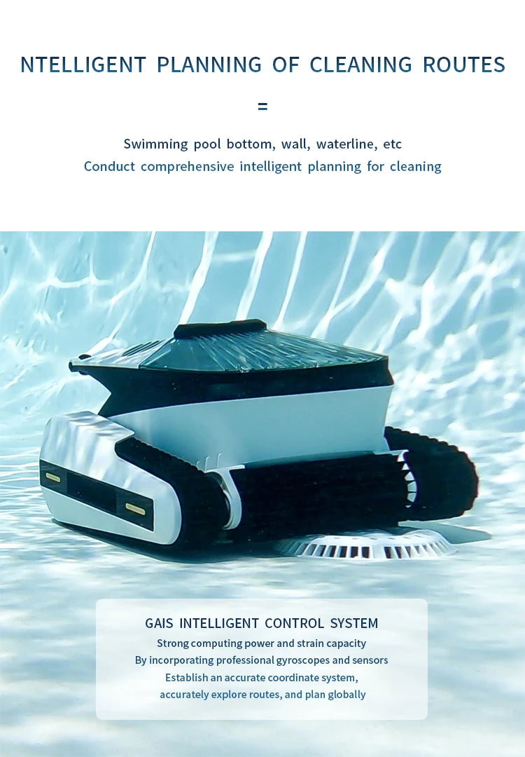 Automatic Wall Climbing Swimming Pool Robot Cleaner 