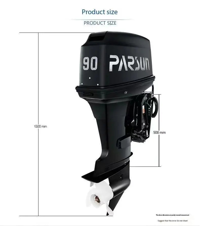 New Parsun Power 2 Stroke 90Hp 3-Cylinder Outboard Motor Engine