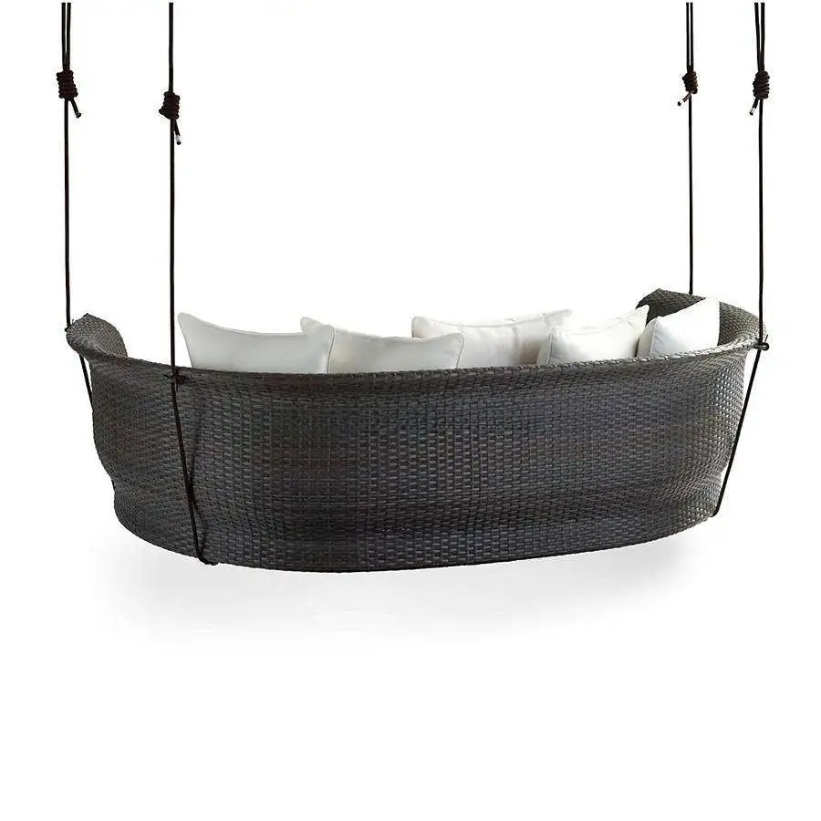 Modern All-Weather Wicker Comfortable Daybed Chair – Garden Patio Swing Outdoor Furniture