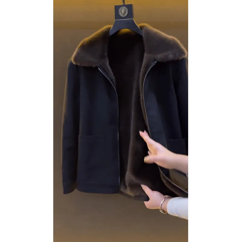 Men’s Premium Fleece Jacket – Stylish Casual Chinese-Inspired Outerwear
