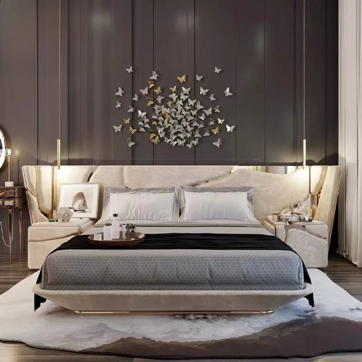 New High-End Royal Luxe King Size Villa Bed Set