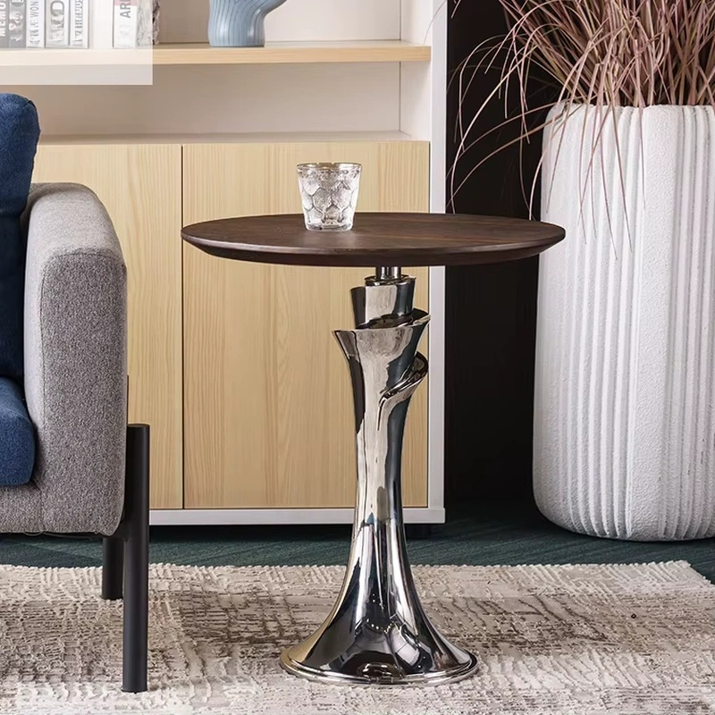 Modern Home Side Tables with Stainless Steel Stand