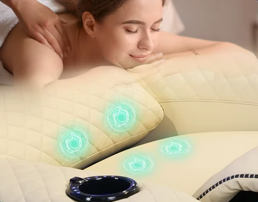 Premium Home Theater Luxury Leather Massage Sofa Recliners Chairs