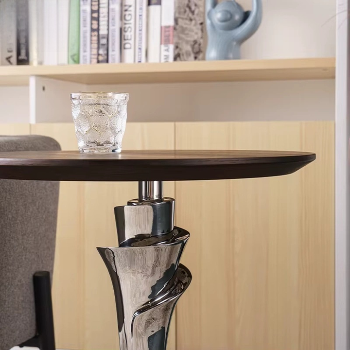Modern Home Side Tables with Stainless Steel Stand