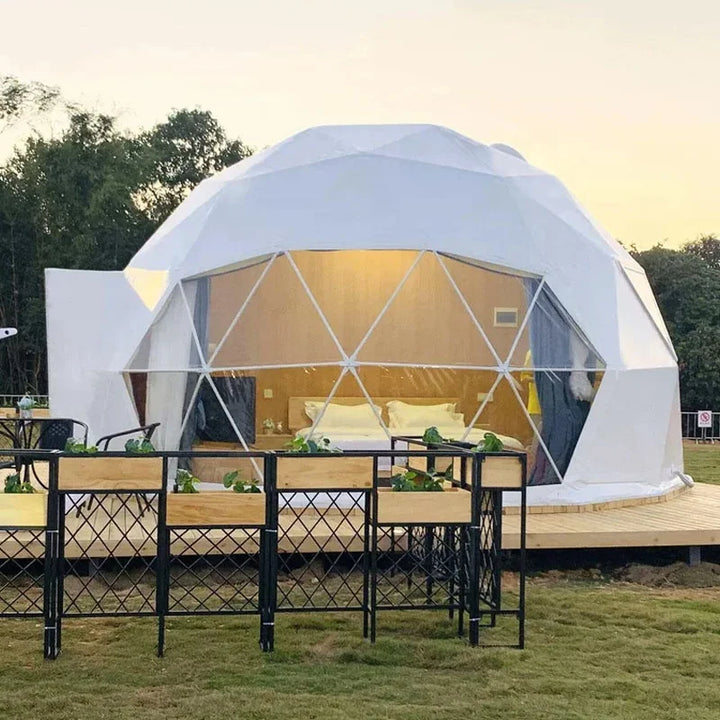 Premium All Season 7M Geodesic Dome Tent for Event Glamping Resorts