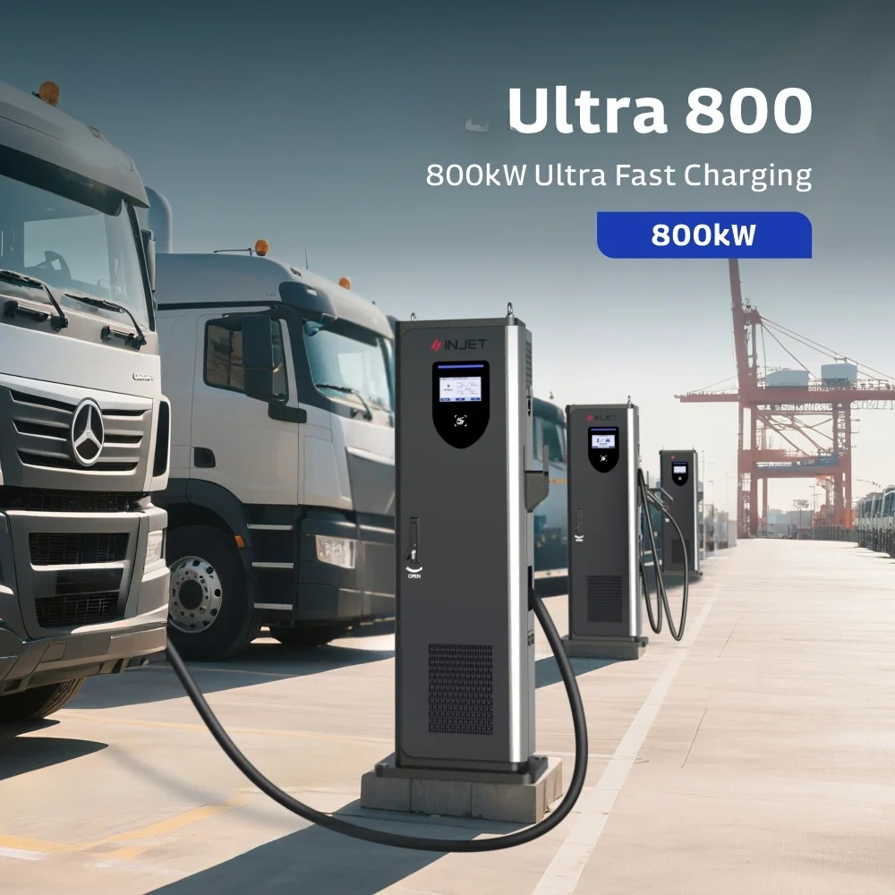 Modern Multipurpose Ultra 800 DC CCS2 Electric Vehicle Charging Station Air/Liquid Cooling Inc