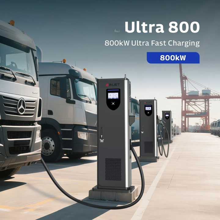 Modern Multipurpose Ultra 800 DC CCS2 Electric Vehicle Charging Station Air/Liquid Cooling Inc