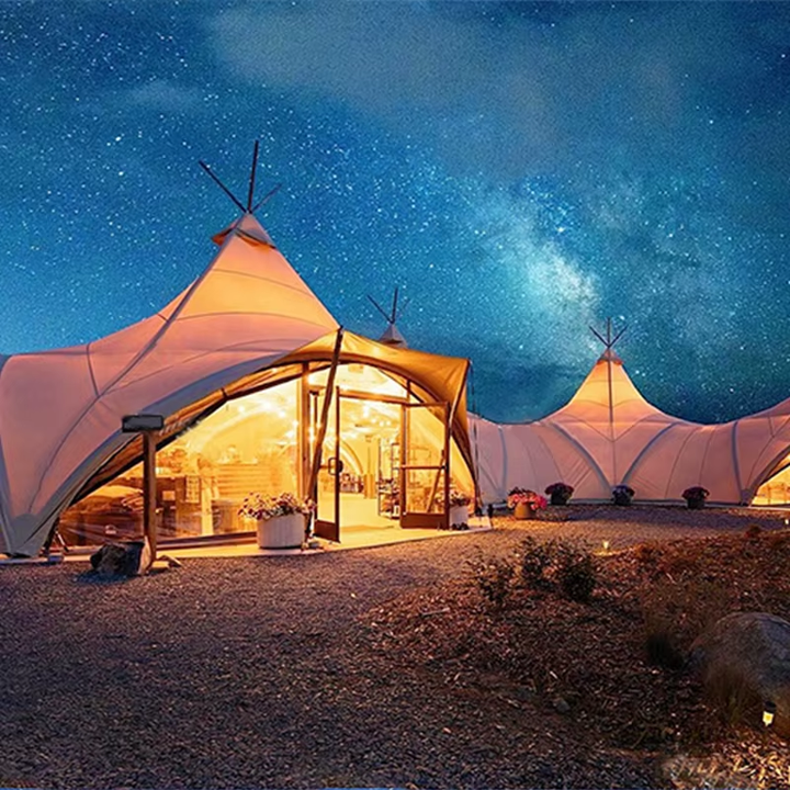 Innovative Outdoor Shape Canopy Tent for Restaurants Resorts Events