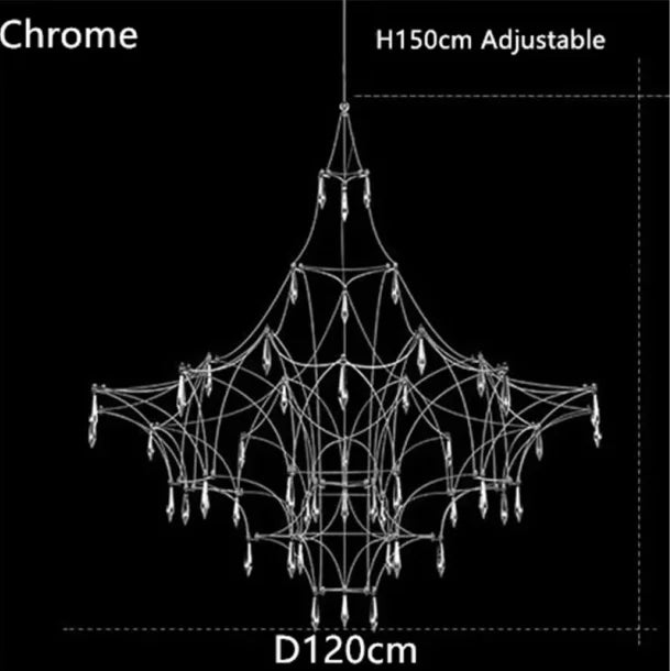 New Italian Minimalist LED Chandelier – Modern Starry Sky Ceiling Pendant