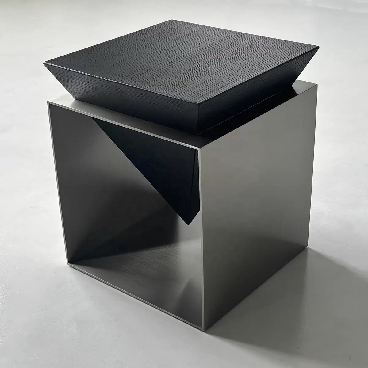 New Creative Sofa Corner Table with Solid Wood Top (High-End Coffee Table)
