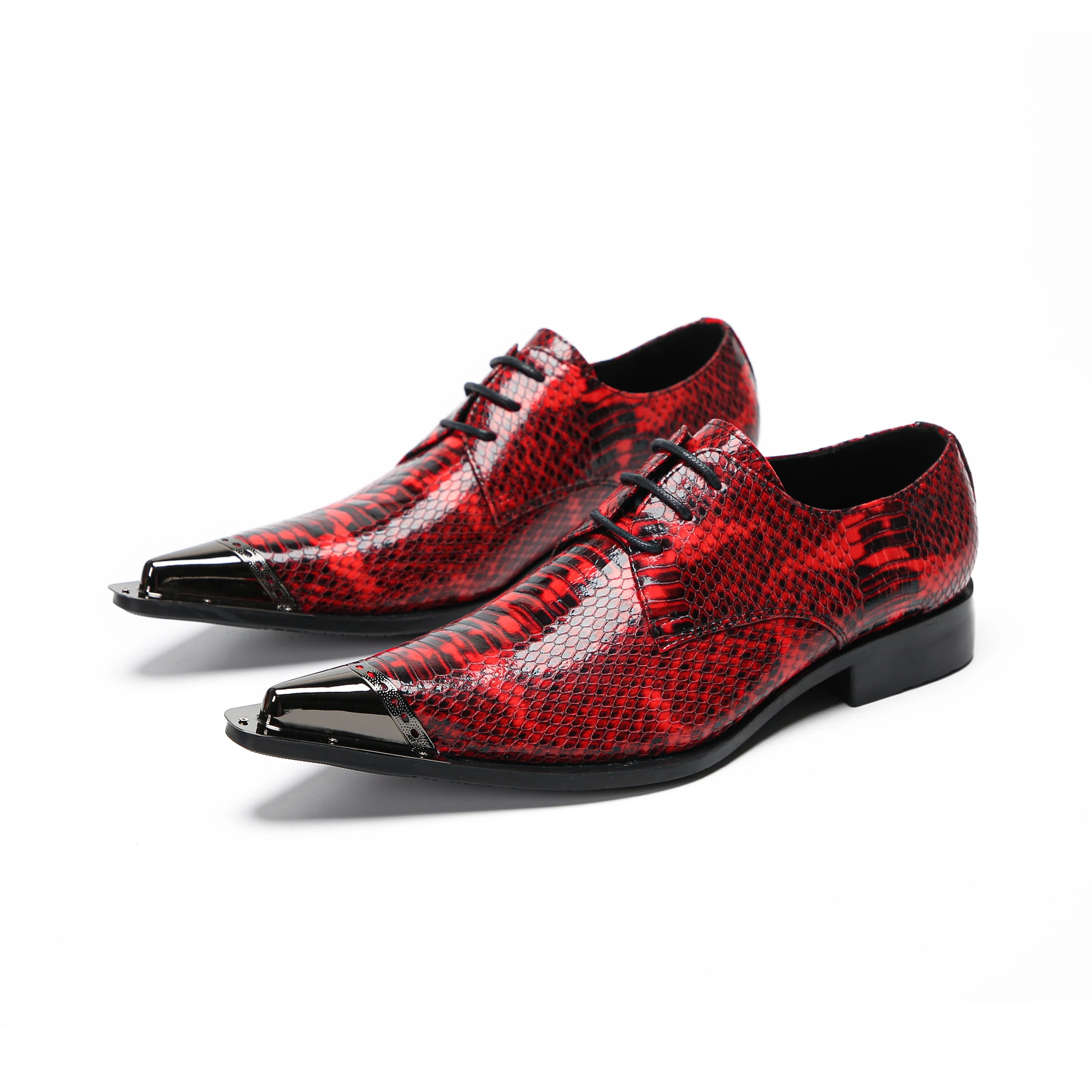 Mens Italian Genuine Leather Wedding Business Dress Shoes